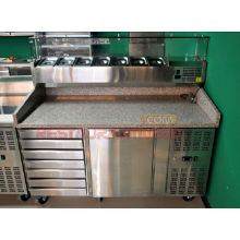 R272 Pizza Prep Counter Refrigerator